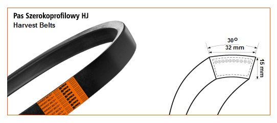 HJ/H-1815 <br>Pas Harvest Belts<br>CA 1541569C1