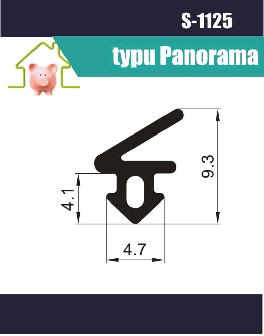 S-1125 Uszczelka oporowa pasująca do systemu PANORAMA